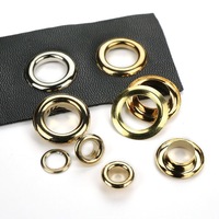 Œillets métalliques personnalisés pour cuir PU, rivets ronds creux de 5 mm à 20 mm, à utiliser sur les vêtements et les sacs
