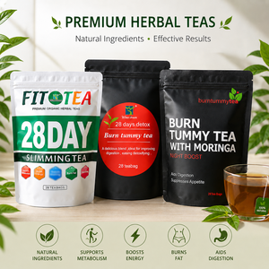 Té Adelgazante Personalizado de Acción Rápida, Quema Grasa Abdominal, Desintoxicante, para <span class=keywords><strong>Dieta</strong></span>, Venta al por Mayor, con Moringa, Marca Privada - Product Image 2