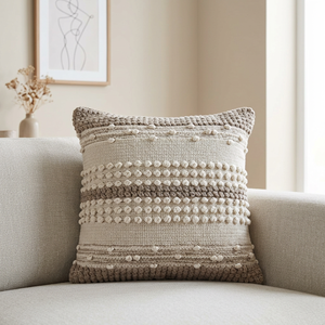 Fundas de Cojín Decorativas Personalizables de Estilo Boho Ecológico y Elegante, Tejidas en Poliéster/Algodón, para Decoración del Hogar - Product Image 1