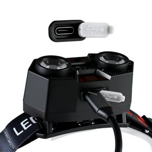 와슨 새로운 베스트 셀러 공장 좋은 가치 울트라 밝은 USB-C 충전식 Led 헤드 램프 스마트 헤드 램프 센싱과 야외 용 - Product Image 3