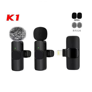 Micrófono profesional para teléfono de solapa inalámbrico Vlog para exteriores, micrófono Lavalier con conector tipo C, receptor transmisor de rayos - Product Image 2