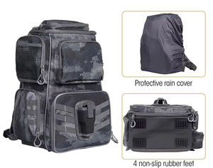 מותאם אישית חדש צבע פוליאסטר חומר עמיד מים תיק דיג עם תכונה מובנית - Product Image 6