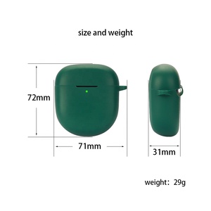 Étui en silicone personnalisé pour écouteurs <span class=keywords><strong>Bose</strong></span> <span class=keywords><strong>QuietComfort</strong></span> Ultra avec crochet - Product Image 6