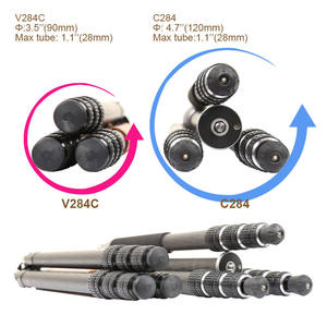 Trépied robuste pliable de haute qualité V284C, <span class=keywords><strong>en</strong></span> Fiber de <span class=keywords><strong>carbone</strong></span>, pour appareil <span class=keywords><strong>Photo</strong></span> numérique - Product Image 4