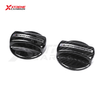 XTREME Twill & Forged M Style - Cache-bouchon de réservoir de carburant en fibre de carbone sèche, garniture décorative pour BMW M2 M3 M4 M5 X4 X5 X6
