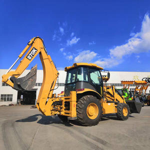 Mini retroexcavadora remolcable 4x4 retroexcavadora maquinaria de movimiento de tierras retroexcavadora cargador frontal diésel a la venta - Product Image 6