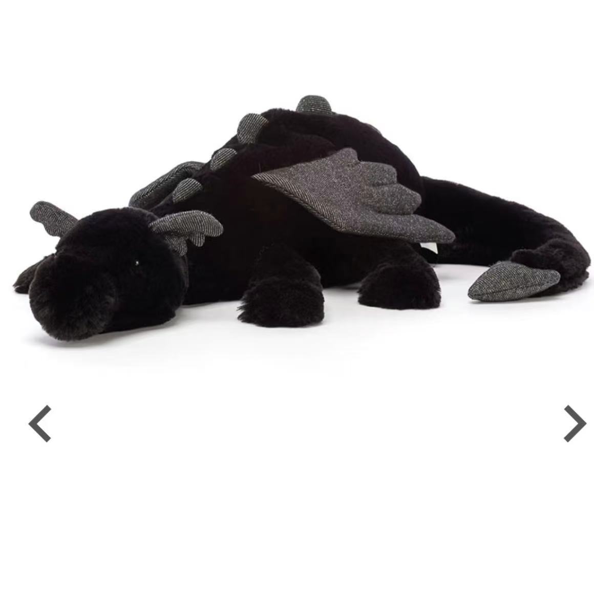 Dragon noir de 50 cm