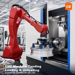 Robot Industrial de 6 Ejes y 50 kg, Alcance de 2550 mm, para Operación de Máquinas CNC, con Pinza de Vacío, Pulido de Llantas, Carga y Descarga, con Certificación CE - Product Image 5