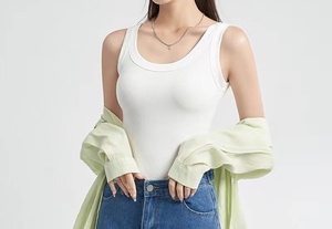 Gilet da <span class=keywords><strong>Donna</strong></span> Senza Maniche con Scollo a V e Patchwork in Pizzo, Nuova Collezione Estiva 2026, Moda Boutique all'Ingrosso - Product Image 6