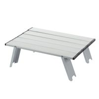 Table pliante tout-en-un pour l'extérieur, en alliage d'aluminium léger, style moderne - pour le camping, la plage, les pique-niques, les aventures en plein air