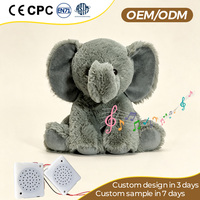 Boneka Plushie OEM ODM Custom dengan Rekaman Suara, Kotak Suara yang Dapat Dilepas, dan Dapat Bernyanyi