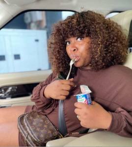 วิกผมหยิกทรงแอฟโฟร่สีน้ำตาลแบบไล่เฉดสี Mayqueen10a,วิกบ๊อบผมหยิกทรงบ๊อบผมดิบแบบอินเดียผมคนวิกผมคนไม่มีลูกไม้ด้านหน้าวิกผมด้วย Bang - Product Image 4