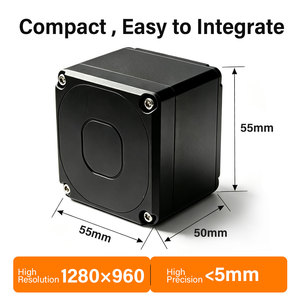 โมดูล IToF 1.2MP Solid-State 3D LiDAR Point Cloud พร้อม IMU ระยะ 10 เมตร USB3.0/GMSL สำหรับการรับรู้ภาพของหุ่นยนต์ - Product Image 3