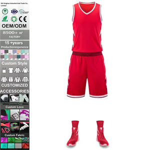 Uniforme de basket-ball d'entraînement de haute qualité à séchage rapide, costume unisexe, 100% polyester, sans manches, toutes saisons - Product Image 1