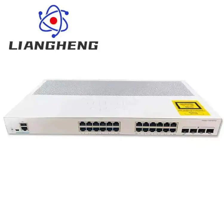 C1000-24P-4G-L 24 Ethernet PoE + bağlantı noktaları + 4 1G SFP uplink katman 2 Gigabit Ethernet anahtarları