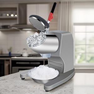 出厂价不锈钢电动碎冰机 2 刀片家用雪锥机 含盖碗 - Product Image 1