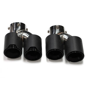 Sypes Auto Uitlaatpijp Voor Bmw G20 G21 G23 G42 M240i M340i M440i Upgrade Koolstofvezel Uitlaat Tip <span class=keywords><strong>M</strong></span> Prestatie Quad Demper Tip - Product Image 1