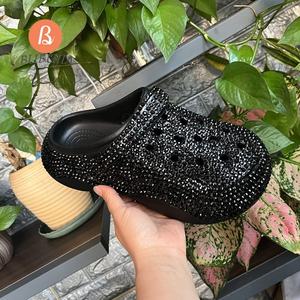 Nouvelles Sabots Noires à Strass 2026 pour Femmes – Mules Plateforme Bling Antidérapantes en EVA – Chaussures de Soirée Tendance et Sandales Décontractées Confortables - Product Image 3