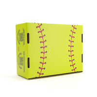 Boîte d'expédition en carton ondulé personnalisée pour l'emballage d'abonnements d'équipements de softball Fastpitch, boîte d'expédition pour colis postaux, emballage de vente au détail