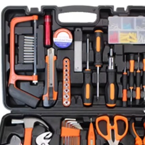 Ensemble <span class=keywords><strong>d</strong></span>'outils à main professionnels de 50 pièces, kit de réparation domestique, marteau, clé à molette, pinces, boîte à outils pour l'entretien domestique et le bricolage - Product Image 3
