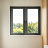 Ventana Abatible de Aluminio con Doble Acristalamiento, Aislamiento Acústico, Anticondensación, para Sala de Estar, en Oferta