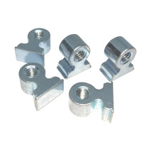 Attaches à écrou à angle droit autotaraudeuses RAA/RAS zingué poli pour tôle en acier inoxydable industrie de l'aluminium