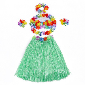 Gonna da festa <span class=keywords><strong>hawaiana</strong></span> hula costume spiaggia festa in erba fantasia gonna da festa in <span class=keywords><strong>hawaiana</strong></span> fiore - Product Image 2