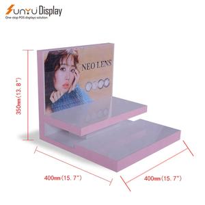 Soporte <span class=keywords><strong>de</strong></span> exhibición <span class=keywords><strong>de</strong></span> lentes <span class=keywords><strong>de</strong></span> contacto personalizado desmontable <span class=keywords><strong>de</strong></span> dos pisos acrílico <span class=keywords><strong>de</strong></span> alta calidad Sunyu - Product Image 6