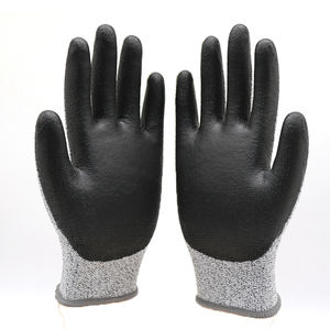 Guantes de hormigón recubiertos de PU de 13G, resistentes a Cortes, Nivel 5, protección de las manos, seguridad laboral, anticorte, chapa metálica, para construcción - Product Image 4