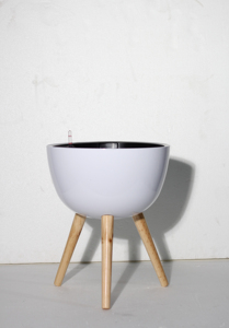 <span class=keywords><strong>Pot</strong></span> de Fleurs Rond Brossé <span class=keywords><strong>en</strong></span> Plastique Moderne de Haute Qualité, Support Vertical pour Salon, Décoration Intérieure, Grandes Jardinières - Product Image 5