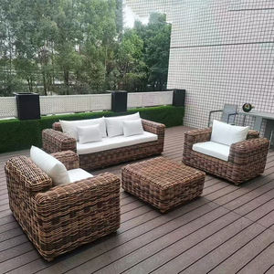 High Quality All-Weather Modern Design Patio Garden Furniture Outdoor <b>Rattan</b> Set for Park Outside on Sale - Product Image 1