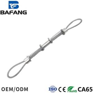 Eslinga de <span class=keywords><strong>cable</strong></span> de acero duradero <span class=keywords><strong>para</strong></span> seguridad, <span class=keywords><strong>cable</strong></span> de acero prensado <span class=keywords><strong>para</strong></span> remolque, grúa, elevación de vehículos, con ojal, punzón y manguito prensado - Product Image 4