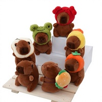 Porte-clés en peluche Capybara mignon, breloque pour sac à dos, accessoires – Vente en gros disponible