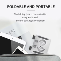 Support de tablette PC rotatif à 360° en aluminium, pliable et flexible, support de téléphone portable pour cadeau d'affaires