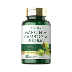 Oem tự nhiên mỏng thuốc Garcinia Cambogia Viên nang giảm cân HCA giảm béo viên nang