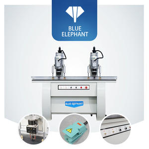 Máquina Perforadora de Bisagras Portátil de Una o Dos Cabezas para Madera, Puertas y Gabinetes, Marca Blue Elephant - Product Image 2