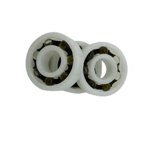 6000ไนลอนกรงแก้วบอลพลาสติก POM ร่องลึกลูกปืน<span class=keywords><strong>10x26x8</strong></span>มมความเร็วในการหมุนสูงที่มีความแข็งสูงกรงพลาสติก - Product Image 1