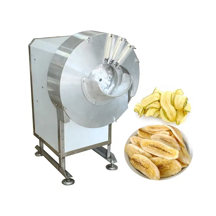 Fatiador de banana plantio de aço inoxidável para chips, banana longa, cortador, máquinas de corte