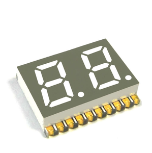 Kinley 20 Pin 3021 10mm 0.<span class=keywords><strong>3</strong></span> inci 7 segmen Smd <span class=keywords><strong>2</strong></span> Digit angka <span class=keywords><strong>Led</strong></span> tampilan modul dengan warna hijau murni memancarkan - Product Image 1