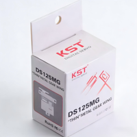 Moteur sans noyau KST DS125MG - Couple élevé, engrenage métallique de 10 mm, 7 kg pour modèle d'avion RC, pour avion télécommandé
