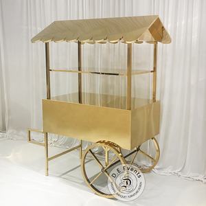 เหตุการณ์เช่าอุปกรณ์<span class=keywords><strong>อาบ</strong></span>น้ำเด็กตกแต่งสแตนเลสสีทองลูกอมรถเข็น - Product Image 6