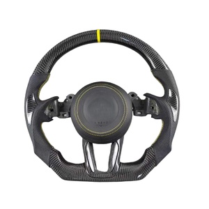Volante de Cuero con Fibra de Carbono y LED Calefactable Personalizado para Mazda 3 Cx5 <span class=keywords><strong>Cx3</strong></span> Mx5 Cx9 Cx-5 50 2013 2014 2015 2016 2017 2018 <span class=keywords><strong>2019</strong></span> - Product Image 4