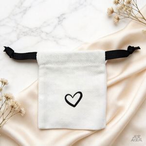 Custom Printed Cotton Tote Bag Drawstring Bag Cotton Eco-friendly Cotton Waffle Weave Cosmetic Bag Twill <b>Envelope</b> Dust Bag - Product Image 6