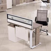 Bureau de travail modulaire pour 2, 4, 6 ou 8 personnes, mobilier de bureau, espace de travail ouvert, poste de travail pour employés