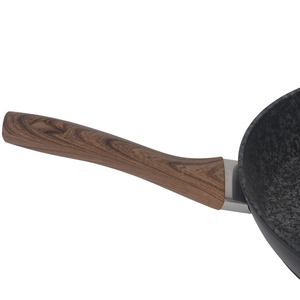Juego de sartén forjado de aluminio de alta calidad con mango grande de silicona, cocina de ocio garantizada - Product Image 5