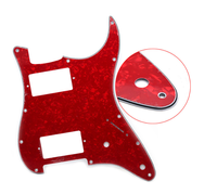 Pickguard de guitare à coquille de tortue rouge ST SSS