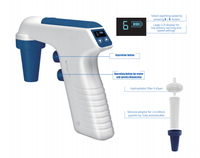 Pipette numérique réglable MKR Lab, contrôleur de pipette électrique à volume élevé, manipulation automatique des liquides pour laboratoire