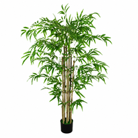 Immergrüne Dekorationsartikel Künstlicher Bambusbaum Plastik Kunstpflanze Bonsai-Topf Event-Feiertagsdekoration Hochzeitsdekoration Weihnachtsgeschenke