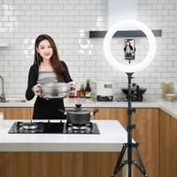Pour Tik Tok 18 "LED Selfie Fill Ring Makeup Light Studio Équipement de photographie pour Streaming Box-Emballage pour l'éclairage de beauté
