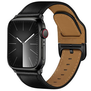 Compatible con <span class=keywords><strong>Apple</strong></span> <span class=keywords><strong>Watch</strong></span> Bands 42 38mm, correa de cuero genuino de grano superior para IWatch Ultra Series 10 9 8 7 <span class=keywords><strong>6</strong></span> 5 4 3 2 1 <span class=keywords><strong>SE</strong></span> - Product Image 1